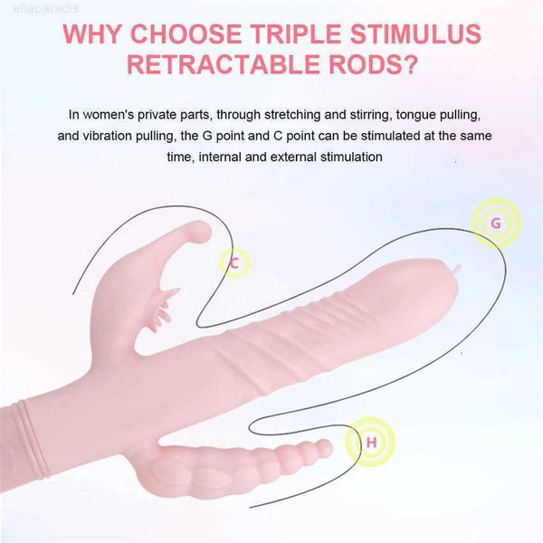 Seks Oyuncaklar Masaj Tavşan G Spot Yapay penisi klitoris stimülatör penis anal çift penetrasyon dil yalama çubuk oyuncak kadınlar için yetişkin