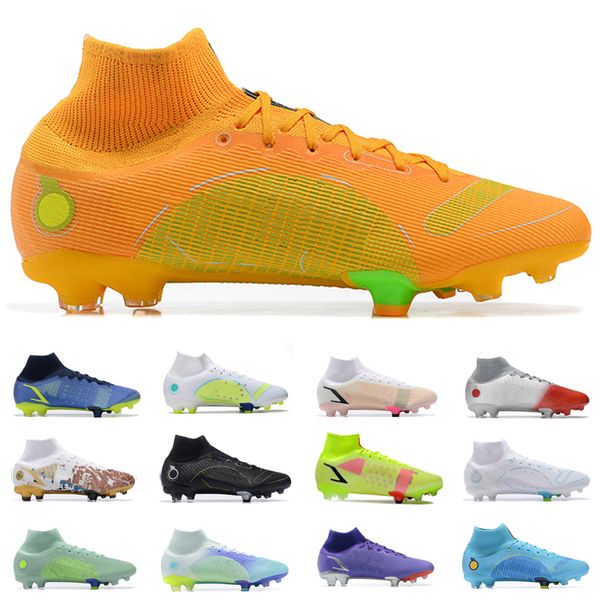 Мужские футбольные бутсы XIV 14 Elite FG Low Cleats CR7 Ronaldo Impulse Уличные кожаные удобные вязаные футбольные бутсы ACC eur 39-45