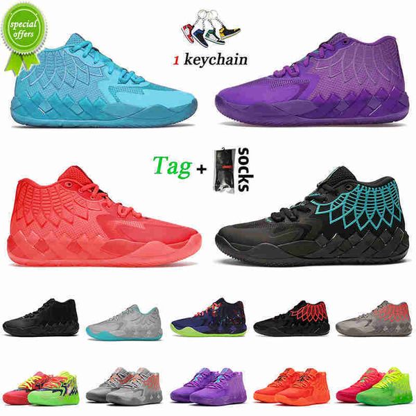 2024 Top Fashion Jungen und Mädchen Ball MB1 Basketballschuhe MB.01 Rick und Morty Galaxy