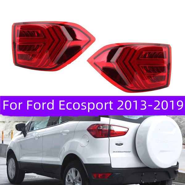 2 pezzi luci posteriori a LED per Ford Ecosport 20 13-20 19 luce di marcia lampada freno gruppo luci indicatori di direzione dinamici