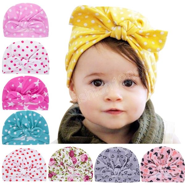 10x15cm Moda Dots Bunny Ears Acessórios de cabelo Infantis chapéus indianos de desenho animado bonitos bonitos de cabeceira bebê