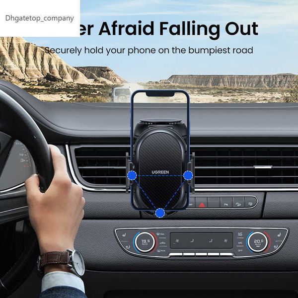 Suporte de telefone de carro Ugreen Stand Gravity Dashboard SUPORTE UNIVERSIAL MOVEL PARA I 13 12 PRO XIAOMI SAMSUNG