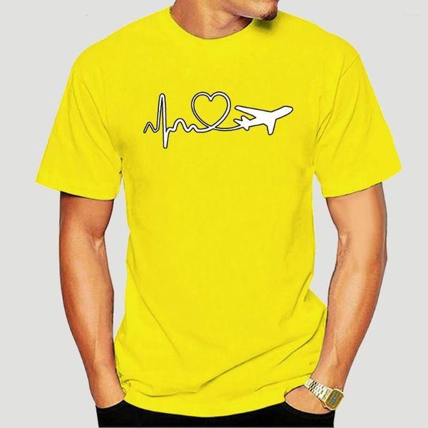 Camisetas masculinas estampas engraçadas comer sono viajar avião batida cardíaca t-shirt marido casual manga curta algodão de streetwear 7271x