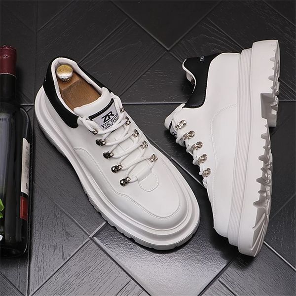 Autunno New Multi-Function Men Casual Scarpe Casual Hip Hop High Tops Scarpe da lavoro Stivali caviglia Chaussure Homme