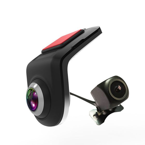 Car DVR U5 Двойная запись цинк сплав Скрытый потоковой медиа -hd Night Vision Android Navigation USB Dash Cam Adas Electronic Dog