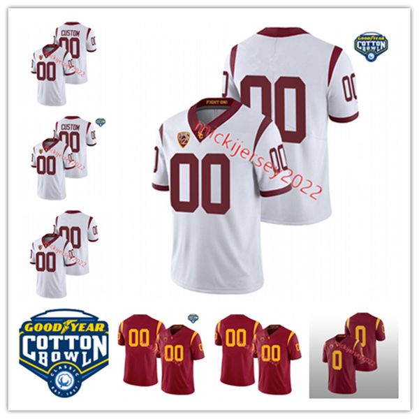 Bear Alexander Jo'quavious Marks USC Trojans Futbol Jersey Korey Foreman Caleb Williams Kyle Ford Ralaek Brown Siyon Şubesi Raesjon Davis USC Forma Dikişli