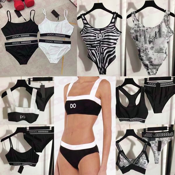 Costumi da bagno da donna Designer Bikini Summer Fashion Costume da bagno Womens Letter Printed One Piece Body Bikini sexy