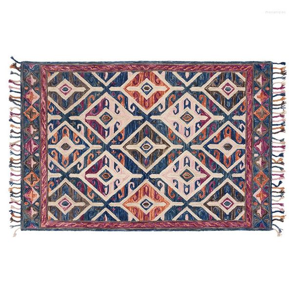 Tappeti In Lana Fatti A Mano In Stile Kilim Splendido Tappeto Da Comodino Soggiorno Tavolino Decorazione Tappetino