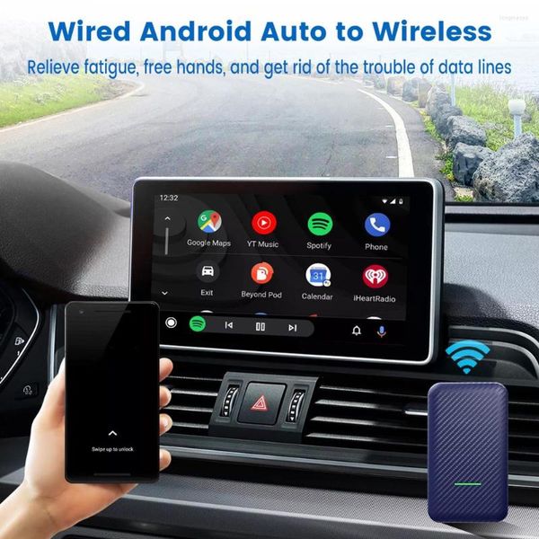 CPC200-A2A Carlinkit cablato all'adattatore wireless per Android Auto Plug And Play Dongle Multimedia Player231v