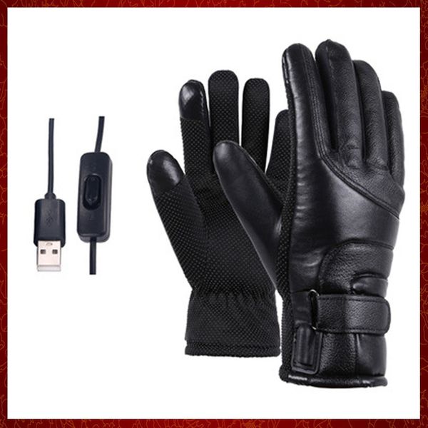 ST853 Winter Elektrische Heizung Handschuhe Winter Motorrad Reiten Warme Handschuhe USB Hohe Wärme Temperatur Thermische Heizung Handschuhe