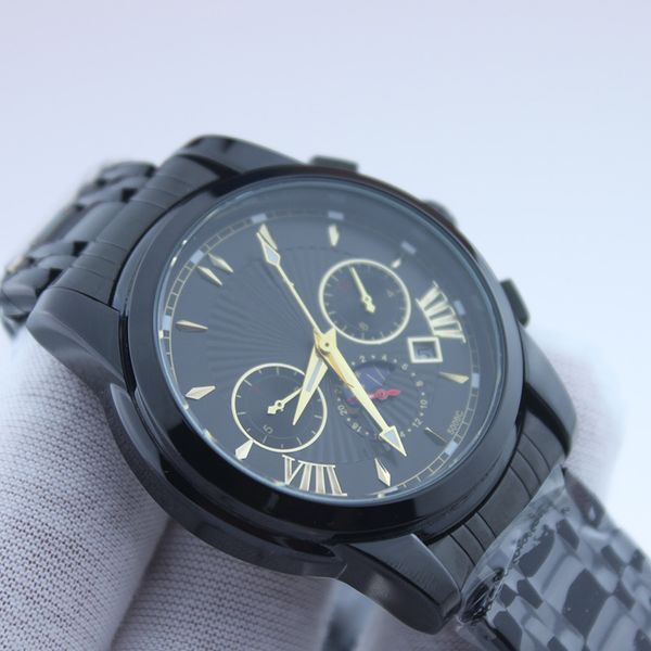 Relógio de negócios Sun Moon estrelas relógios masculinos mecânicos automáticos multifuncionais da moda