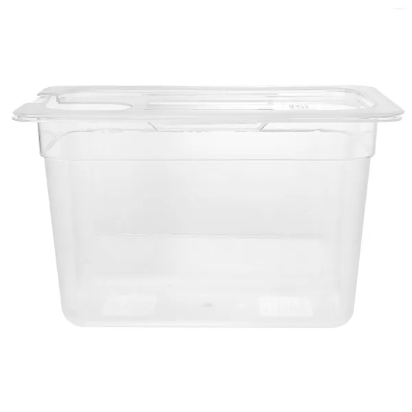 Dinnerware Conjunta Contestro vide Sous armazenamento Cooking Box Slow HouseherCaseContainers 6L Temperatura quadrada transparente baixa tampa de tampa