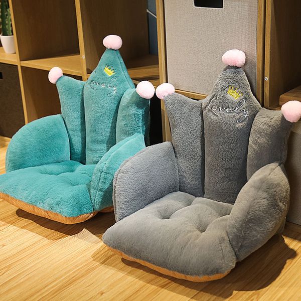 Cushiondecoratif Yastık Taç Sandalye Yastık Peluş Ev Bir Parçası Ofis Yastıkları Taçlar Sevimli Tembel Kanepe Sıcak Zemin Koltuk Pedi Tatil için Mükemmel 221208