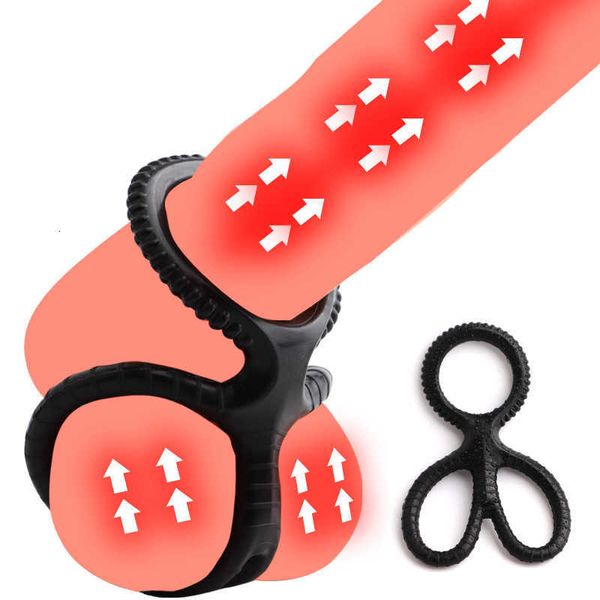 Cockringe Sexspielzeug Silikon Penis Neue Ringe Hodensack Bahre Bondage Verzögerung Ejakulation Cockring Keuschheitskäfig Sexspielzeug für Männer