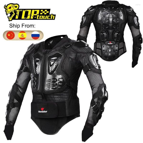 Motocicleta Proteção de protetora Protetora Protetor de roupa Motocross Motocross Motocicleta Bike Motão ATV Jackets Tamanho S-5xl