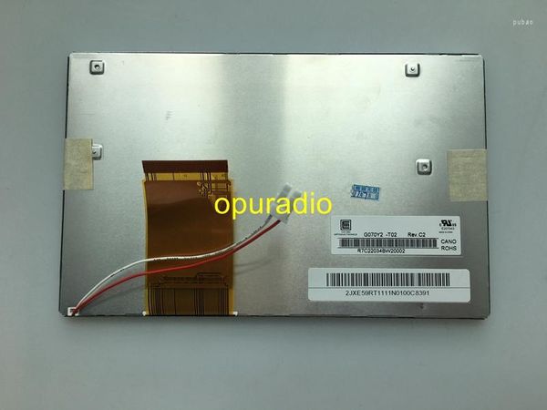 Display LCD originale OPURADIO da 7 pollici G070Y2-T02 G070Y2 Pannello dello schermo per monitor di navigazione GPS per auto DVD