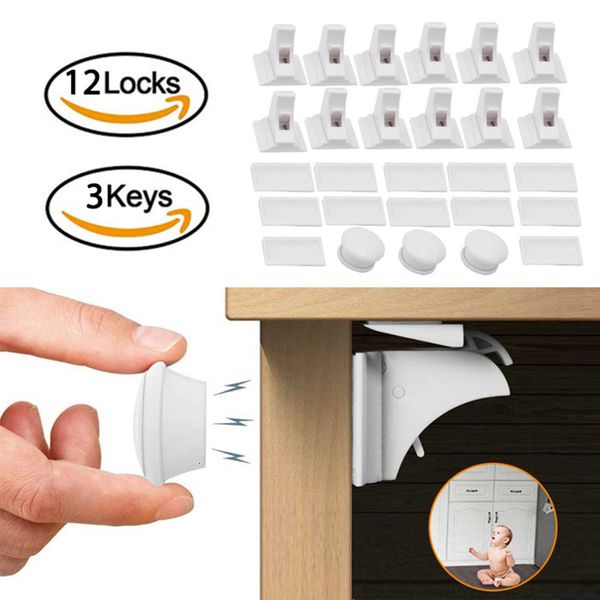 Baby Locks es# Magnetic Protection From Children Safety Infant Security Gaveta Armário Limiter 221208