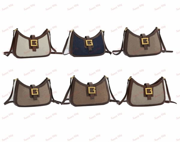 Retro meia lua saco do mensageiro luxo clássico senhora bolsa carteira multi cor elegante pacote crescente designer sacos de sela
