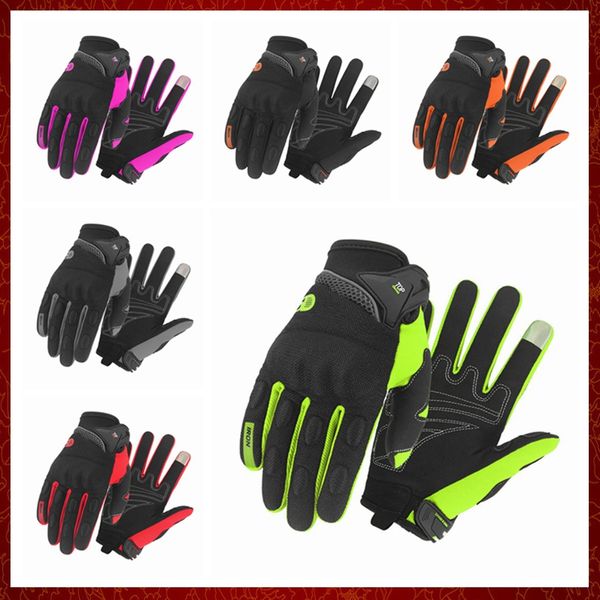 ST867 Luvas de motocicleta de verão homens homens moto moto moto motocross randing luvas de monte de motocicleta respirável dedo completo guantes