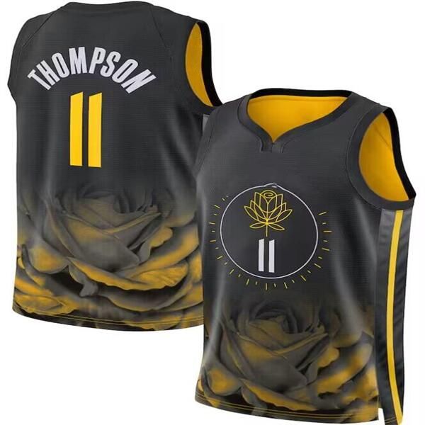 Maglia da basket Stephen 30 Curry Klay 11 Maglia anniversario Thompson James Wiseman 11 33 nuova