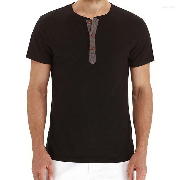 Magliette da uomo Summer MAN T-SHIRT oversize in cotone tinta unita T-shirt a maniche corte in stile gotico Abbigliamento moda uomo estetico