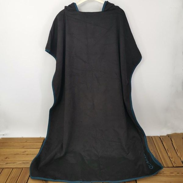 Handtuch Große Dickere Robe Poncho Männer Baumwolle Bad Mit Kapuze Zum Schwimmen Strandtücher Weiche Saugfähige Erwachsene 110 85 cm