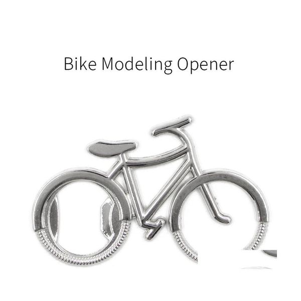 Abridores fofos de bicicleta de bicicleta de bicicleta de metal garrafa de cerveja Keychain Key Rings for Lover Biker Creative Gift Cycling Dh0248 Drop Dhlsr