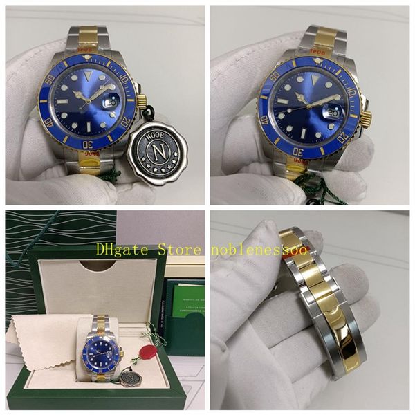 Orologi di fabbrica Super N a 7 colori 904L con scatola originale da uomo quadrante blu da 41 mm 126613 Numero di carta corretto 126613LB 126610 Acciaio oro D2740