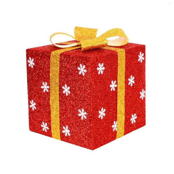 Decorazioni natalizie Scatole regalo fai da te Scatola sotto la gonna dell'albero Ornamento per le vacanze al coperto Cortile domestico