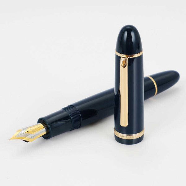 Jinhao X159 Gold Clip -Fountain Pen Acr￭lico Barrel delicado de laca Iraurita Fine Pen para reda￧￣o Escola Office School A7107