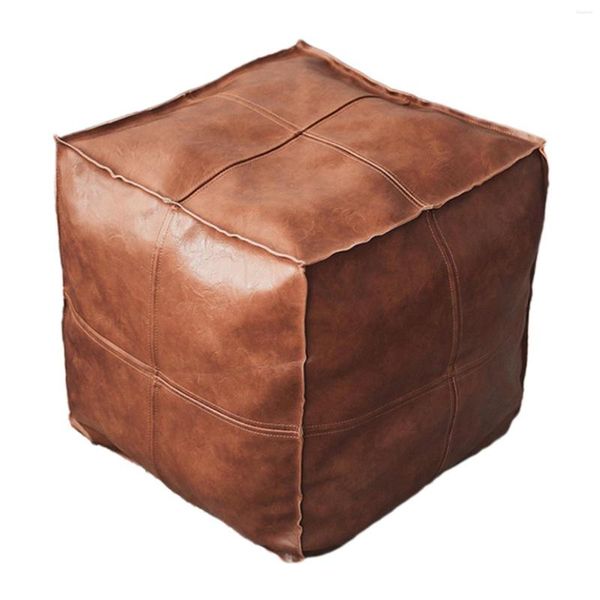 Camas de cadeira 2xboho marroquino capa de pouf armazenamento de padtool otomano decoração de sala