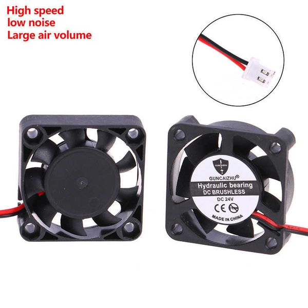 5V/12V/24V Fã de resfriamento quente e silencioso Fãs Super Silent 40mm para Ender 3 5 Pro 4010 impressora 3D com um conector JST-XH de 2 pinos