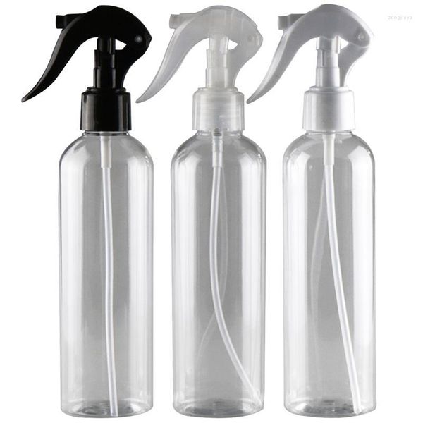 Bottiglie di stoccaggio 3PCS Clear Spray Bottle 8.45oz Plastica Mist Water Empty Pro Salon Hairstyling Tool per le donne