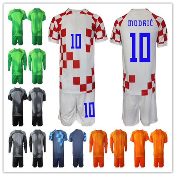 2022 Herren Croacia Fußballtrikots MANDZUKIC MODRIC PERISIC KALINIC Fußballtrikot 22 23 Croazia RAKITIC CrOaTiA KOVACIC Kit Torwartuniformen