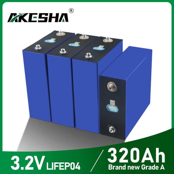 Batteria LiFePO4 3.2V 320Ah 310Ah Batteria ricaricabile al litio ferro fosfato 24V 48V 96V per centrale elettrica per camper e carrelli elevatori