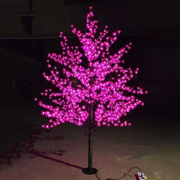 Светодиодные искусственные вишневые цветы дерево светло -световой свет 2304 ПК