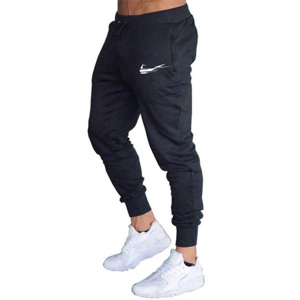 Erkek Tasarımcı Joggers Spor Salonu Erkek Pantolon Günlük Elastik Kas Pamuklu Erkekler Fitness Egzersiz Sıska Sweatpants Pantolon Jogger