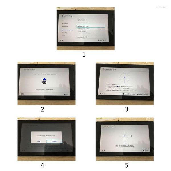 Oyun Denetleyicileri Konsol Tornavida Onarım Aracı Kiti 3D Analog Joystick Başparmak Çubuğu Üçgen Kürek Değiştirmeleri Anahtar Denetleyicisi için