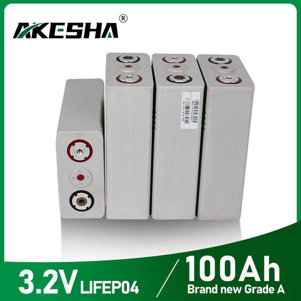 3,2 В 200AH LIFEPO4 Аккумулятор 48 В 100AH ​​Перезаряжаемый литий -фосфат DIY 200AH 300AH Аккумуляторная батарея Солнечная панель яхт фургоны