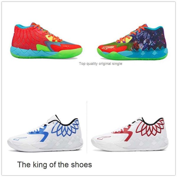 MB.01 Три -мяч все -генерация All -Star MB.1 Lamelo Boss Boss Basketball Shoes Purple Lamelo Ball