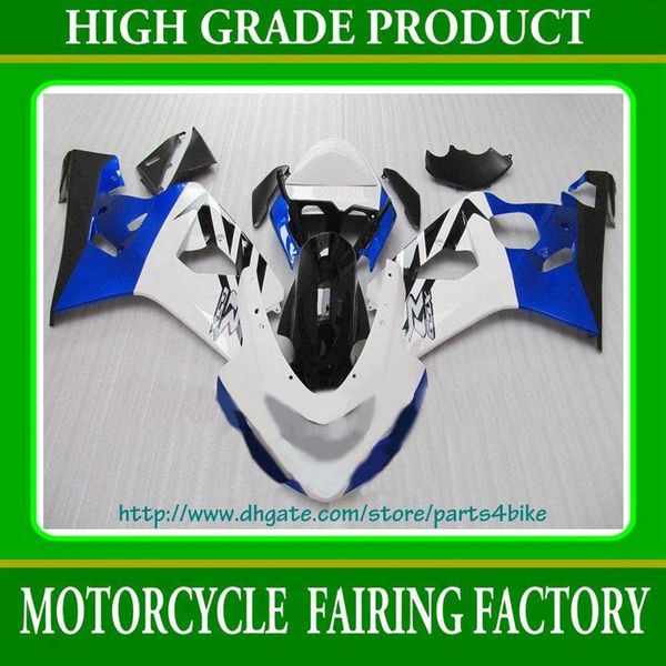 Популярная в Китае Blue White Fairing на 2004 г. 2005 GSX-R600 GSX-R750 GSXR 750 600 04 05 K4 RX6B A5 B5283M