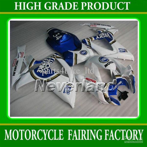 Suzuki GSXR600 750 2006 2007 GSX-R K6 GSX-R600 GSXR750 06 07 Fairings Kit K6W236C