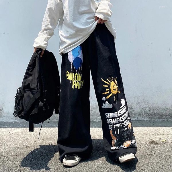 Männer Jeans High Street Hip Hop Cargo Hosen Japanische Streetwear Frau Herren Jogger Lose Anime Casual Jogginghose Harajuku Mode
