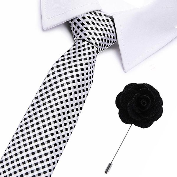 Бобовые галстуки 2022 Широкие шелковые наборы мужчин полосатые сплошные 7,5 см мужские галстуки деловые красно -свадебные костюмы.