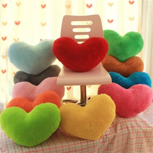 Cuscino a forma di stella, simpatico regalo decorativo per la stanza dell'auto, in peluche ripiene a forma di cuore con amore