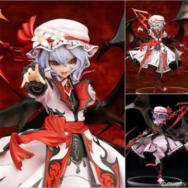 Yeni 22cm Remilia Scarlet Touhou Proje Figür Toys Koleksiyonu Noel Hediyesi Kutu Yok T200704279R