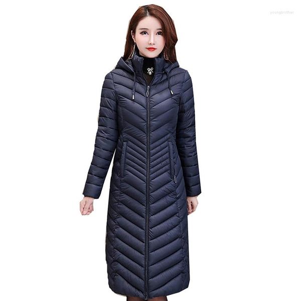 Frauen Unten 2022 Herbst Winter Mutter der Kleidung Baumwolle Mäntel Frauen Plus Größe Mittel Lange Mit Kapuze Mittleren Alters Weibliche mode Jacke