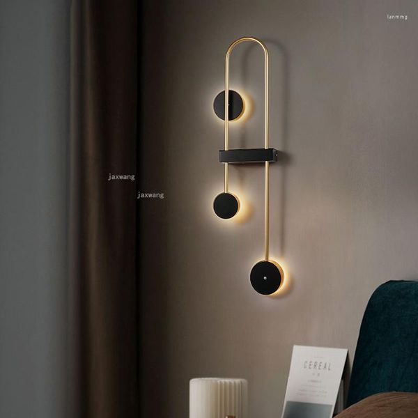 Duvar lambası Lüks Lüks İskandinav Led Lambalar Modern Yatak Odası Acces Aydınlatma Dekor Kapalı Mutfak Armatürleri