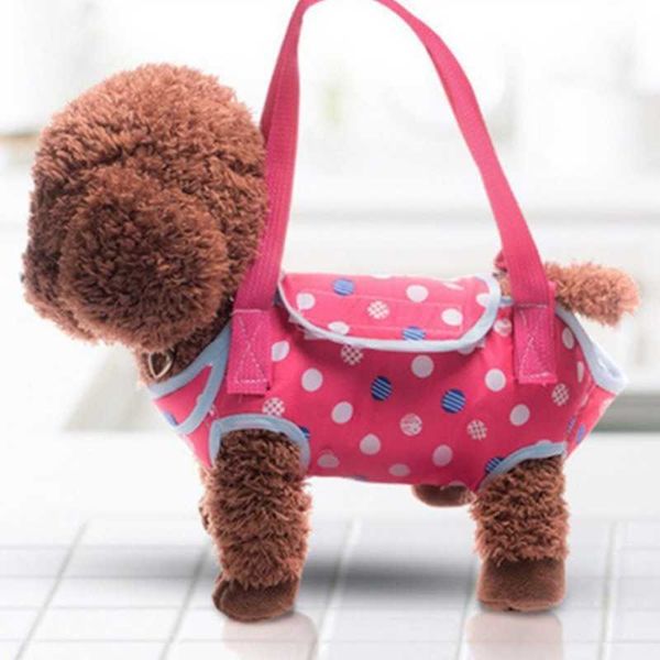 Collari per cani Guinzagli 3 in 1 Borsa a mano per cani da compagnia Borsa per cani portatile a quattro zampe Cucciolo a cavalcioni Borsa a tracolla Gilet Corda di trazione per Yorkshire T221212