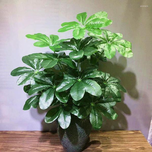 Flores decorativas de 70 cm de simulação artificial de palmeira de banana home deco plantas verdes el balcony house móstito por atacado